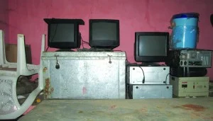Unused systems lying in a room
