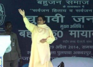 01-05-14 Mayawati in Akbarpur