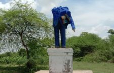 Banda - Ambedkar statue broken again in Pachokhar village, villagers are angry