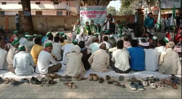 farmers on strike