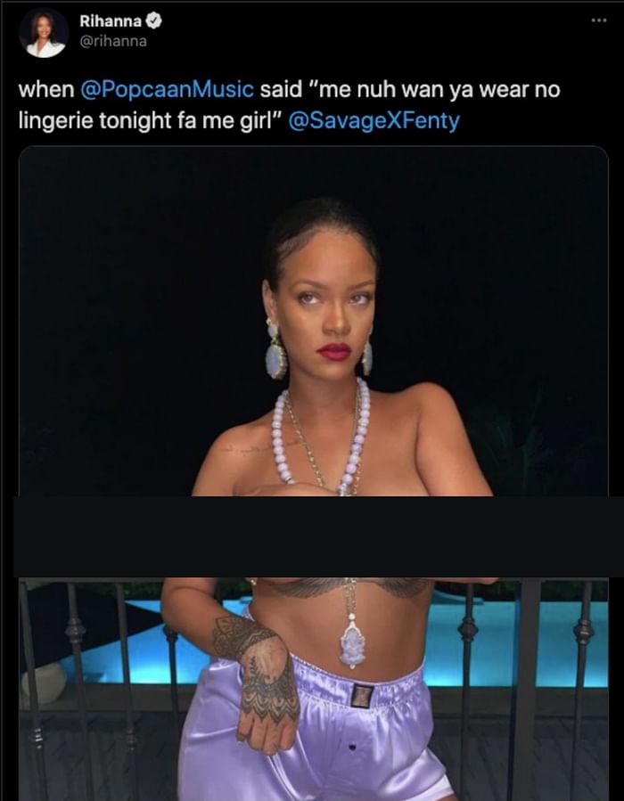Bhagwan Ganesh's pendant did Rihanna's topless shoot