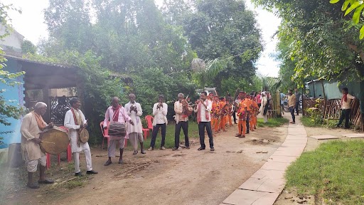 Banda News, Gramotsav celebrated with pomp in Prem Singh's garden
