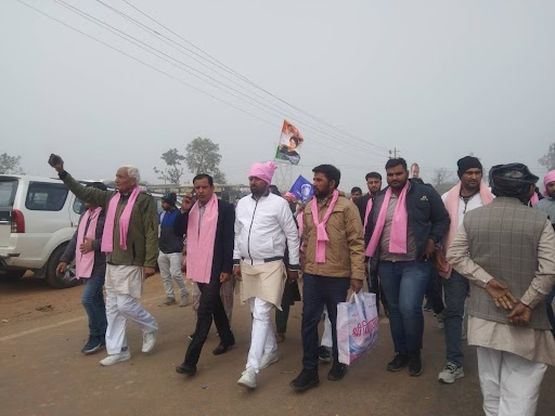 Baghpat news, People associated with different regions of UP joined 'Bharat Jodo Yatra' of congress party