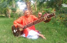 73 year old Balram Shukla of khajuraho plays sitar