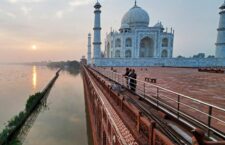 Yamuna Floods, For the first time in 45 years, flood water reached the walls of Taj Mahal