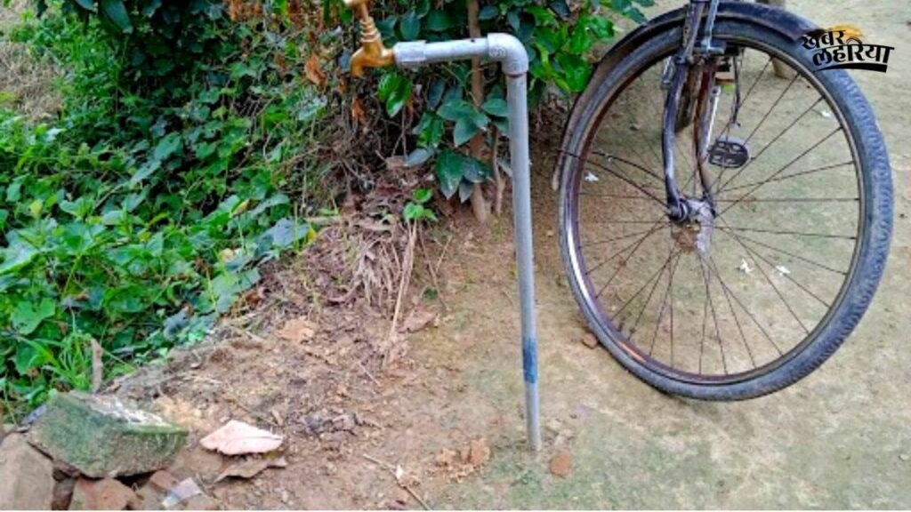 Ambedkar Nagar news, no water in tap installed Under Jal Jeevan Mission