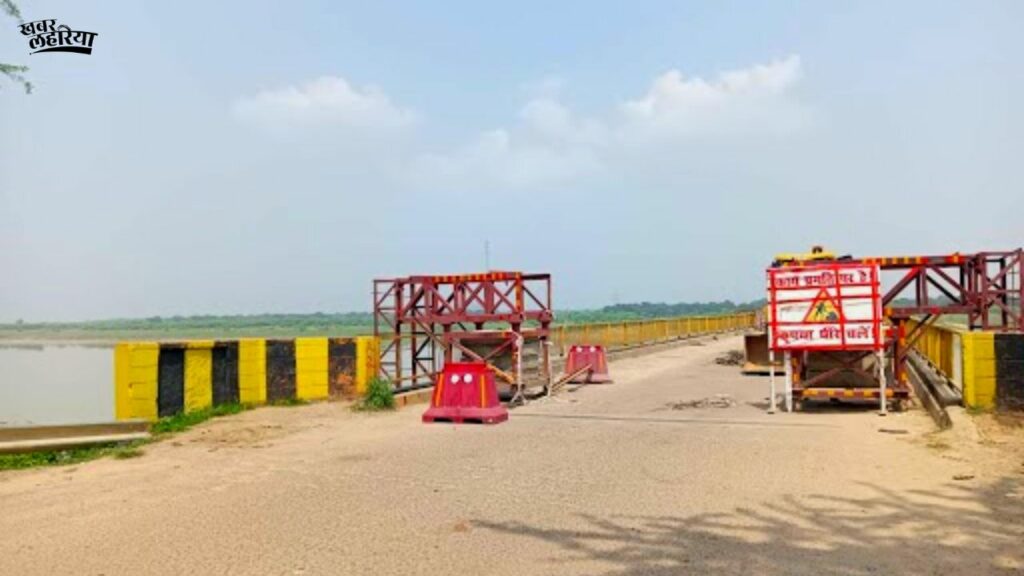 Fatehpur news, Construction of dilapidated bridge started