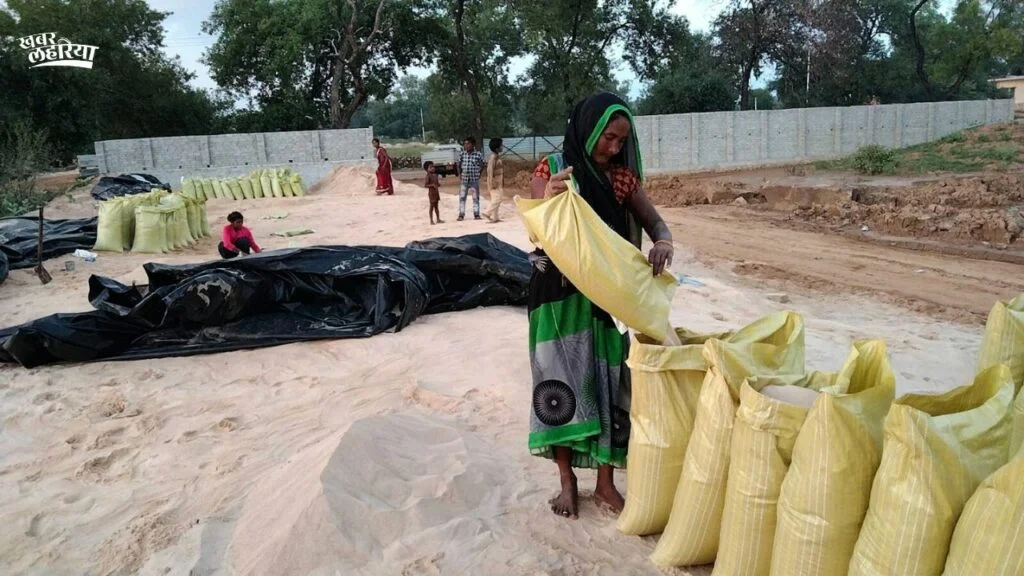 Sand means of employment and also the cause of death!