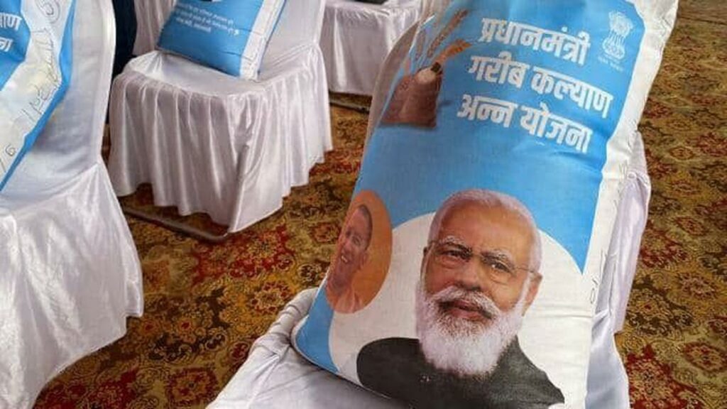 PM Modi's face on ration bags cost Rs 13 crore in one state