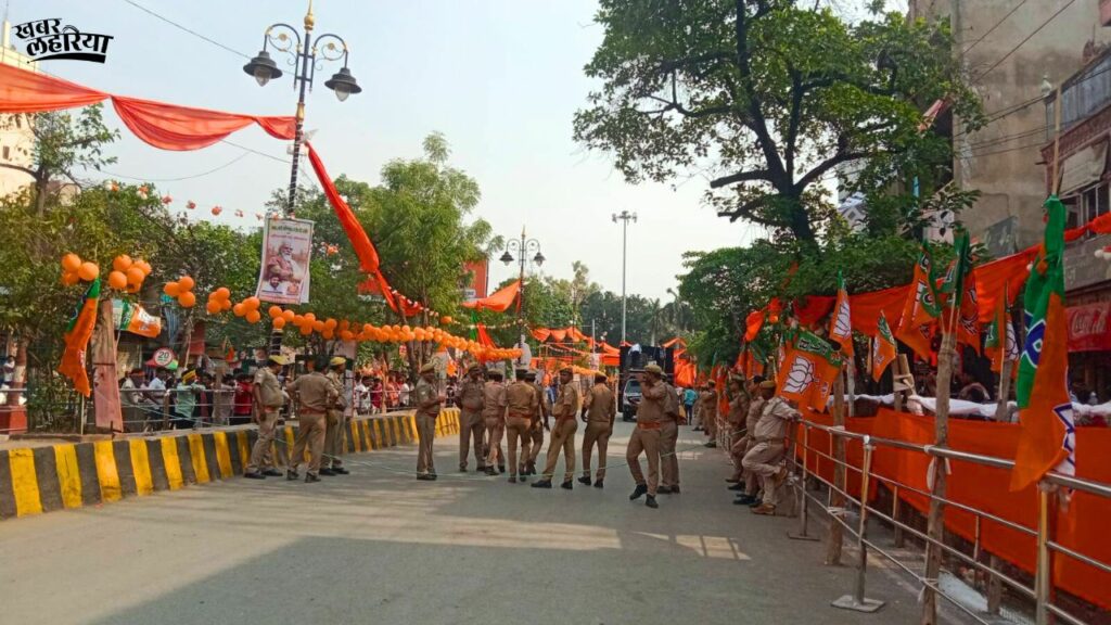 PM Modi Road show in Varanasi before nomination, Lok Sabha Elections 2024