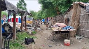 In rainy season, DDA demolished homes of farmers and laborers living in Chilla Khadar, Delhi.