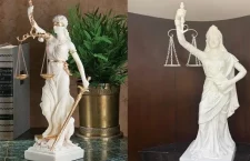 New statue of lady justice unveiled by supreme court