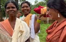 Why do women of Bhunjia adivasi community not wear blouse?