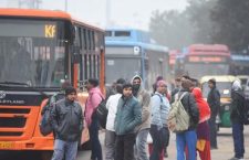 DTC contract workers strike in Delhi, demanding 'Equal Pay for Equal Work