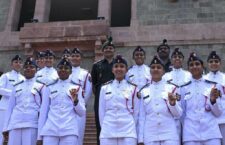 Women graduates in the first batch from NDA