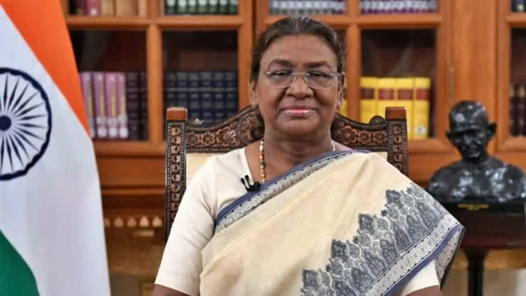 Photo of President Draupadi Murmu