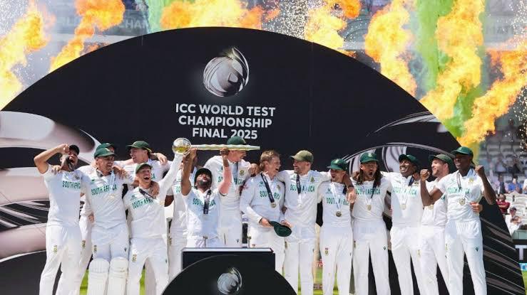 South Africa team picture after victory