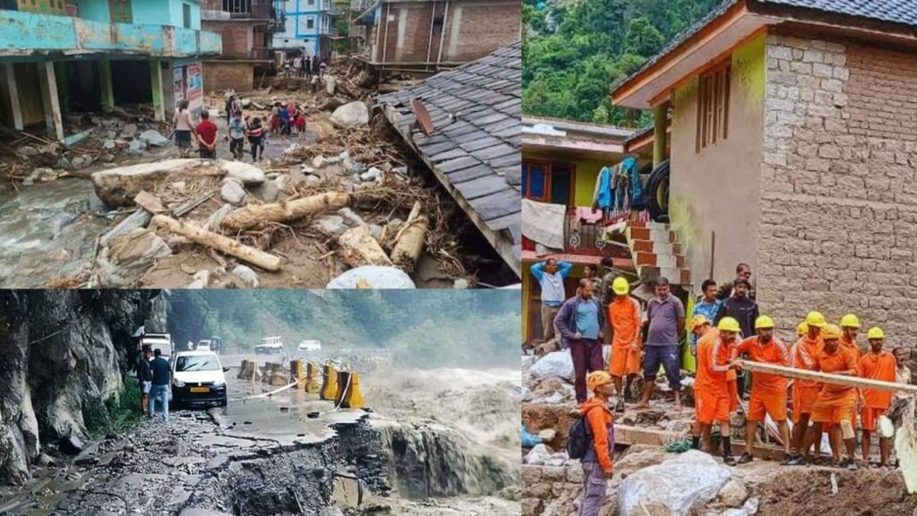 Picture of the devastation in the state after the rain