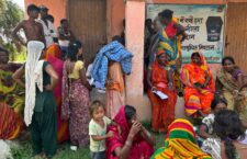 People taking part in the voter list revision process, Punpun village