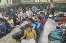 children studying in school