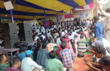 contract workers sitting on strike