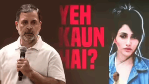 Rahul Gandhi and the Brazilian woman