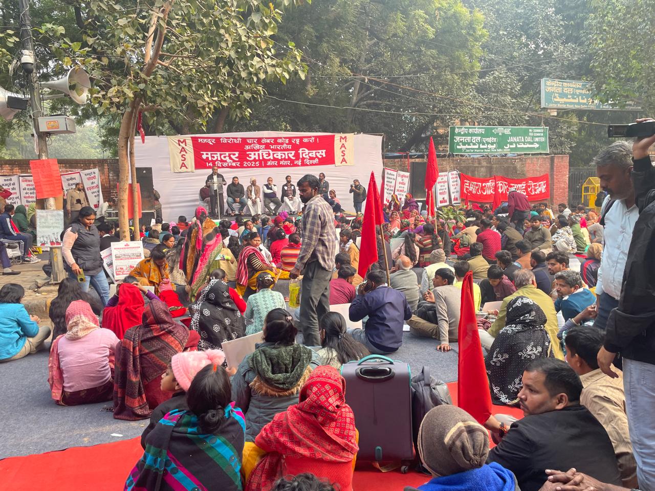 Thousands of people participated in the demonstration