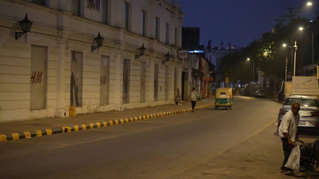 Connaught Place at 5:35 am on October 10, 2026