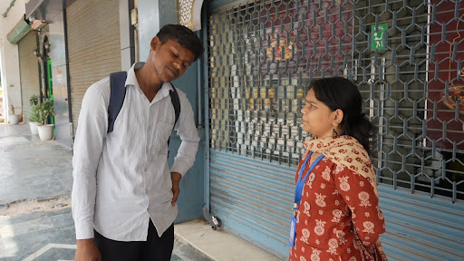 Protestor from Jaunpur whose uncle’s name was struck of the voter’s list
